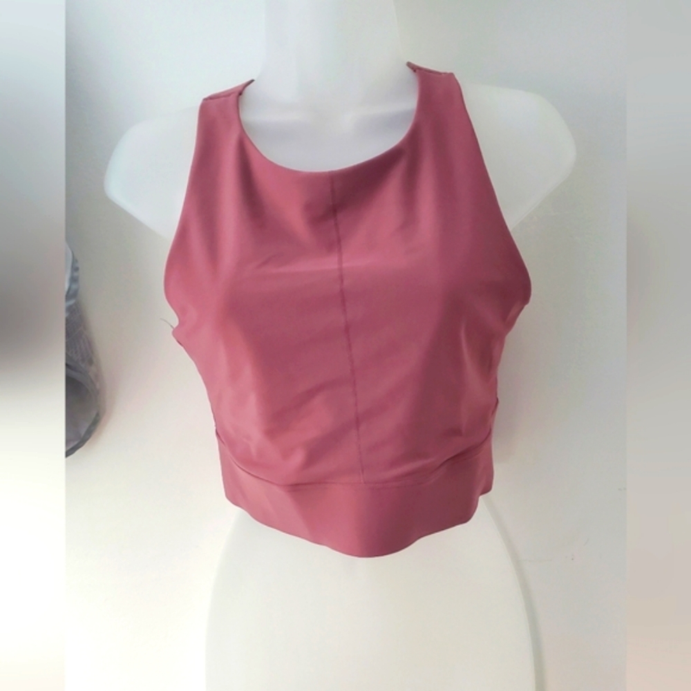 Old Navy Active Women's Dusty Rose Workout Bra/top Size Large